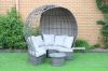 Picture of Halfmoon Aluminium Frame 5-piece outdoor set