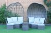 Picture of Halfmoon Aluminium Frame 5-piece outdoor set