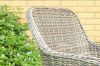 Picture of KAPSTADT ALUMINIUM FRAME Half-Round Wicker Dining Chair