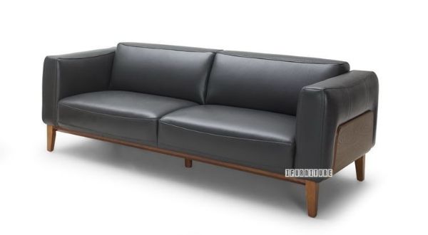 Picture of Huddersfield 3+2 Sofa - Black *100% Genuine Leather