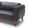 Picture of Huddersfield 3+2 Sofa - Black *100% Genuine Leather