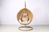 Picture of #8 Gold White Rattan Hanging Egg Chair