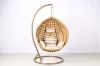 Picture of #8 Gold White Rattan Hanging Egg Chair