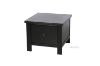 Picture of METRO Pine Lamp Table* Black