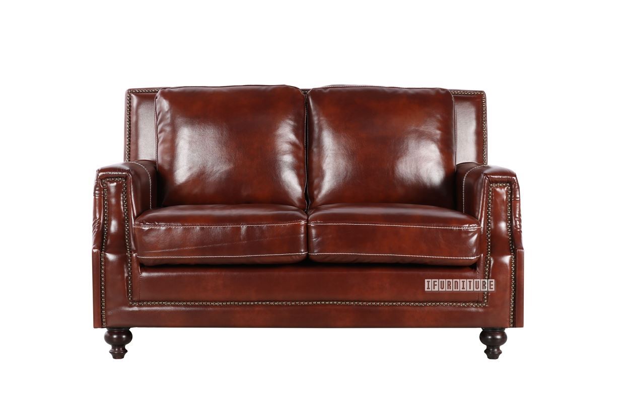HACKNEY 3+2+1 Sofa Range *Genuine Cowhide