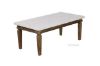 Picture of Imperial  Coffee Table * Real Marble Top/White wash Timber