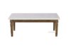 Picture of Imperial  Coffee Table * Real Marble Top/White wash Timber