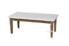 Picture of Imperial  Coffee Table * Real Marble Top/White wash Timber
