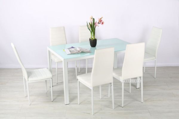 Picture of CANNES 7PC Dining Set *White