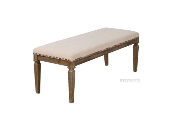 Picture of Imperial Dining Bench *Solid White wash Timber
