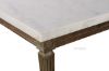 Picture of Imperial 163 Dining Table * Real MarbleTop/solid white wash Timber