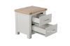 Picture of SICILY 2-Drawer Bedside Table (Solid Wood with Ash Top)