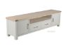 Picture of SICILY 201 2 DRW Large TV Unit (Solid Wood - Ash Top)