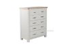 Picture of SICILY 6 DRW Tallboy *Solid Wood - Ash Top