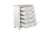 Picture of SICILY 6 DRW Tallboy *Solid Wood - Ash Top