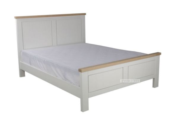 Picture of SICILY Solid Wood with Ash Top Bed Frame in King Size 