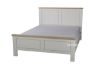 Picture of SICILY Queen/King Size Bed Frame (Solid Wood - Ash Top)
