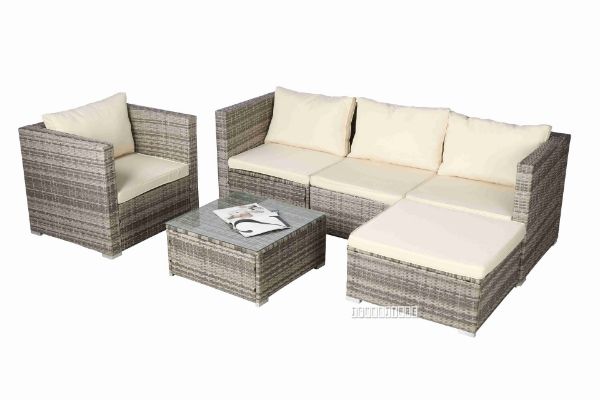 Picture of WHATIPU Modular Rattan Outdoor Sofa Set