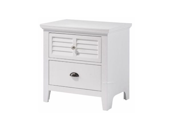 Picture of Harbor 2D Bedside Table (White)