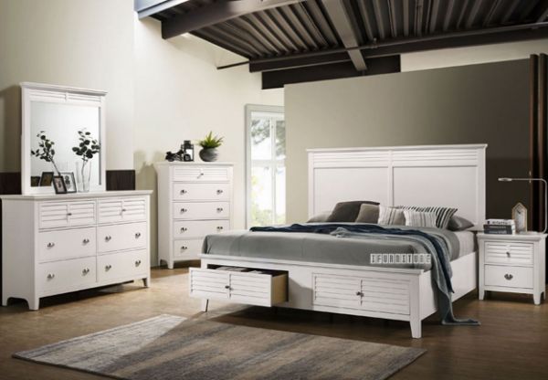 Picture of Harbor Bedroom Combo in Queen Size * WHITE