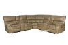 Picture of Arthur Power Recliner Sectional sofa with Console * Leather Gel in sandstone Colour