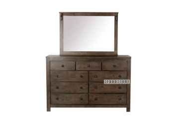 Picture of HEMSWORTH Dressing Table with Mirror (Solid Timber)