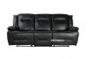 Picture of Gordon Electrical Twin Power Reclining Sofa With Adjustable Headrest in Black *Leather Gel