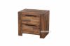 Picture of ASTON Acacia 2 Drawer Bedside * Dark Caramel