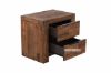 Picture of ASTON Acacia 2 Drawer Bedside * Dark Caramel