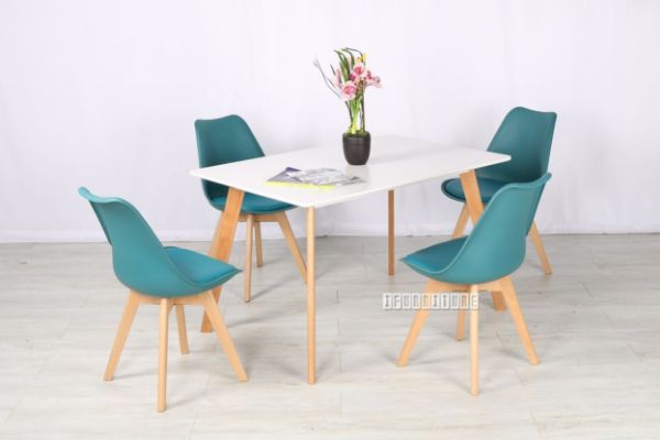 Picture of Efron 1.2/1.6M 5PC Dining Set *Blue