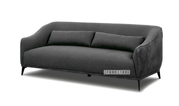 Picture of Leeds 3+2+1 Sofa Range in Dark Grey* velvet Fabric