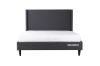 Picture of Poole Fabric Bed + Comfort Sleep Mattress Combo * Queen Size