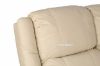 Picture of BRIGHTON Reclining Air Leather Sofa Range *Beige - 3 Seat with 2 Recliners (3RR)