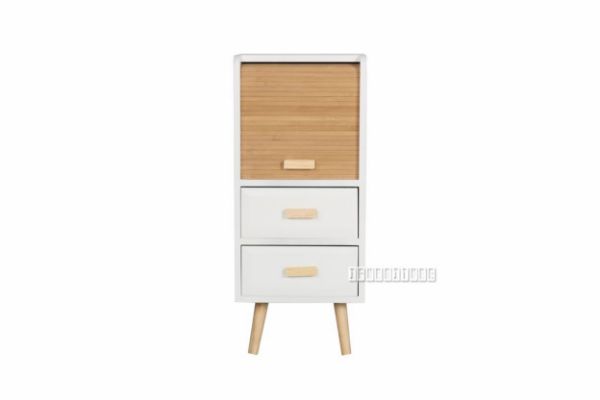 Picture of Mansfield 2Drw 1Door Bamboo Small Cabinet