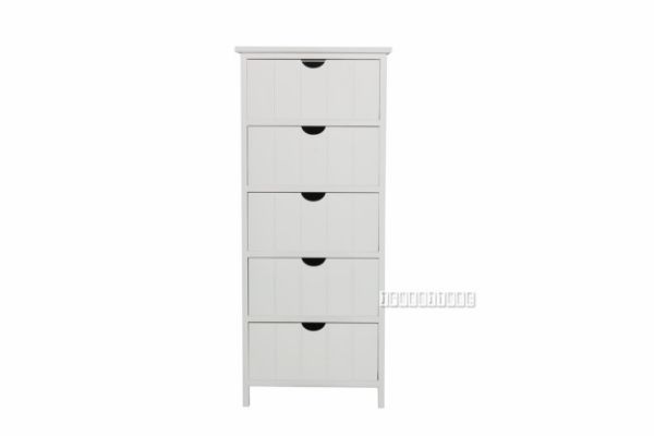 Norton 4drw 5drw Small Cabinet White