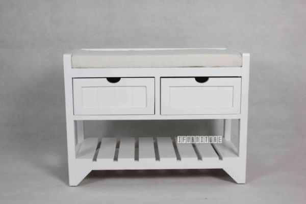 Norton 2 Drw Small Bench White