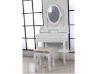 Picture of Watkins Vanity/Dressing Table with Stool * White