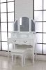 Picture of Wallace Vanity/Dressing Table with Stool * White