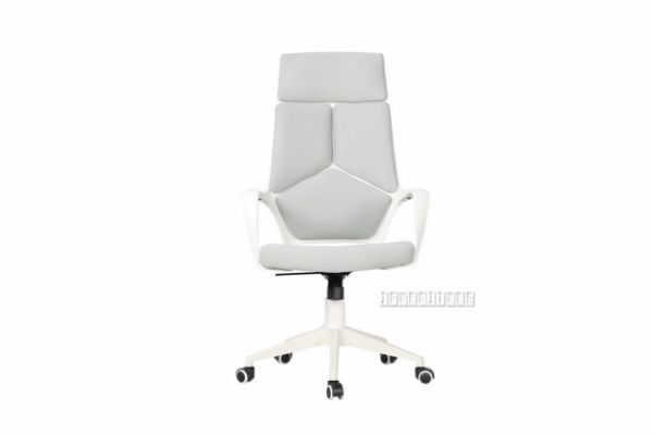 Picture of SUTTON High Back Office Chair *White Frame with Grey Fabric