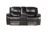 Picture of BRIGHTON Reclining Air Leather Sofa Range (Dark Brown)