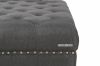 Picture of Dolfer Square Fabric Ottoman * Dark Grey