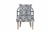 Picture of Paisley Lounge Chair * Black/White