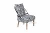 Picture of Paisley Lounge Chair * Black/White