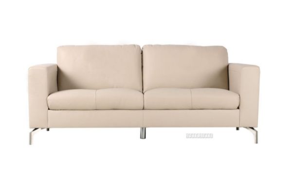 Picture of CINDY 3+2 Leather Sofa Range *Beige - 3 Seat