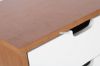 Picture of KINGSTON 2-Drawer Bedside Table (Oak and White)