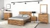 Picture of SARA 3-Drawer Solid Acacia Wood Dresser with Mirror
