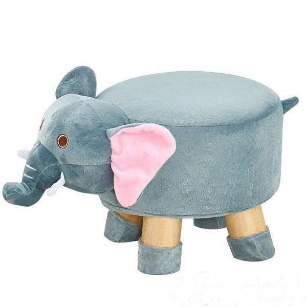 Picture of PLUSH ANIMAL FOOT STOOL *Elephant