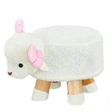 Picture of PLUSH ANIMAL Foot Stool (Sheep)