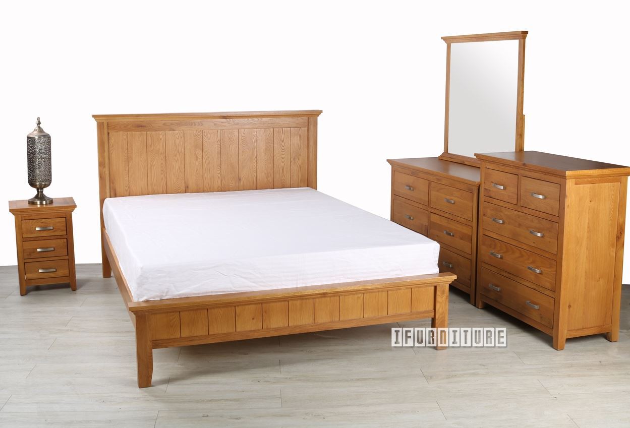 Nottingham Queen/ King Size Bed *Solid Oak