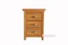Picture of Nottingham 3Drw Bedside Table *Solid Oak